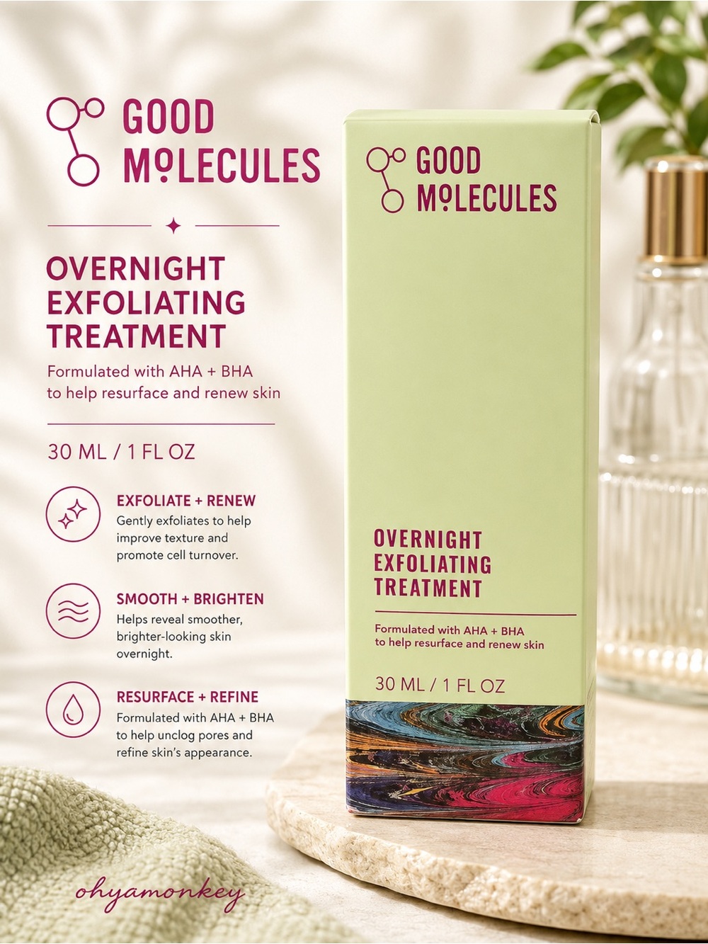 Good Molecules Overnight Exfoliating Treatment